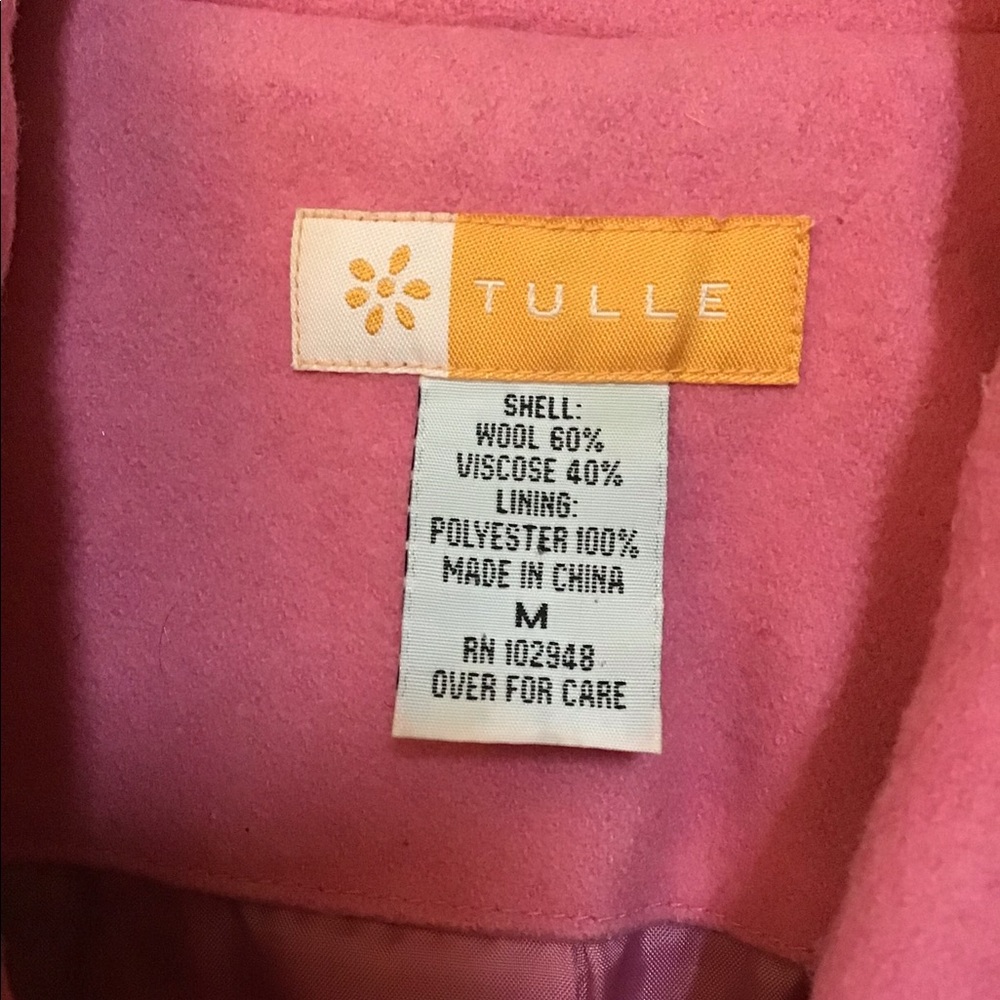 TULLE PINK JACKET. - Picture 2 of 4